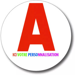 Disque A jeune conducteur personnalisable