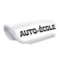 Panneau de toit blanc lettres noires rétro-réflechissant