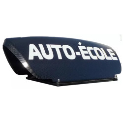 Panneau de toit carbone lettres blanches