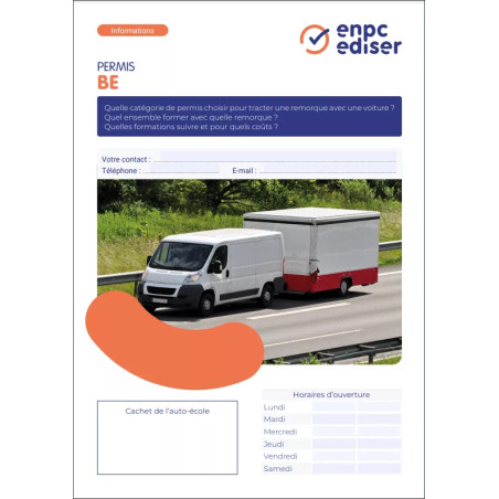 Notice d'informations Permis BE - labellisation