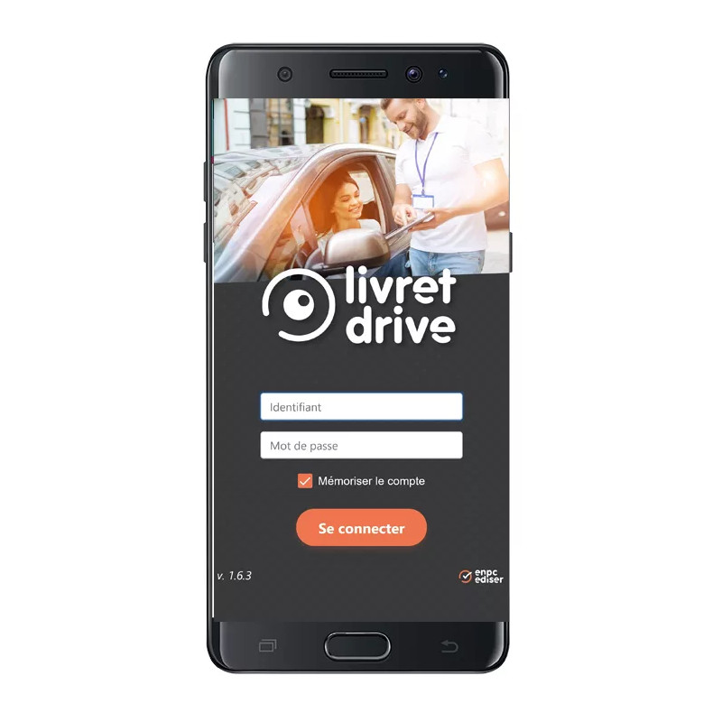 Interface téléphone connexion Livret Drive