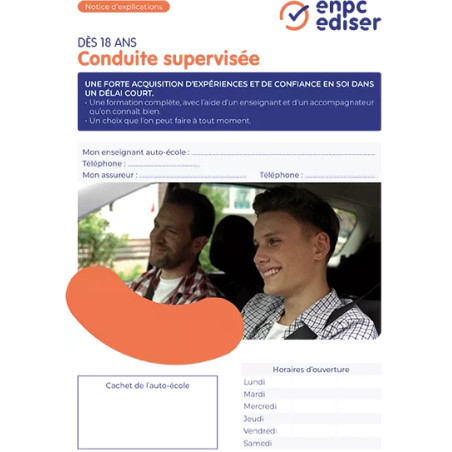 Notice d'explications conduite supervisée