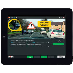  Interface question sur tablette 