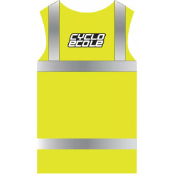 Gilet cyclo-école dos