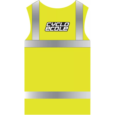 Gilet cyclo-école dos