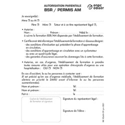 Autorisation parentale permis AM