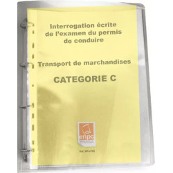 Classeur de fiches interrogations écrites permis C