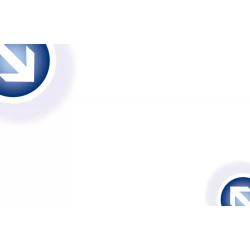 Carte de visite modèle arrow