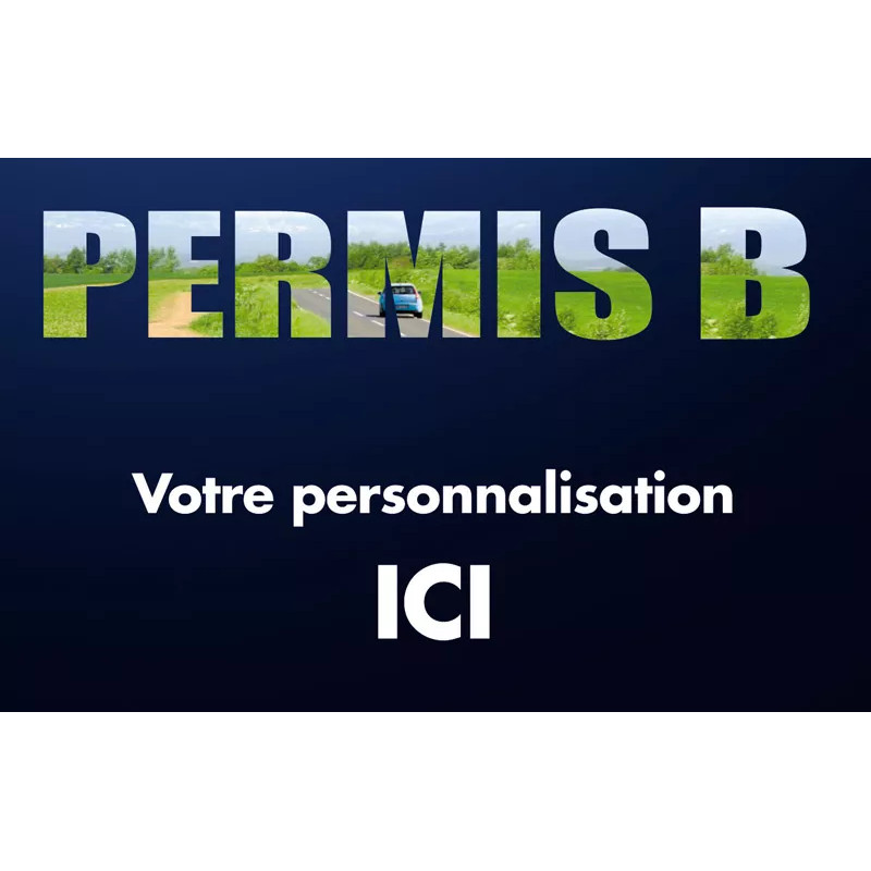 Carte de visite personnalisable modèle 3