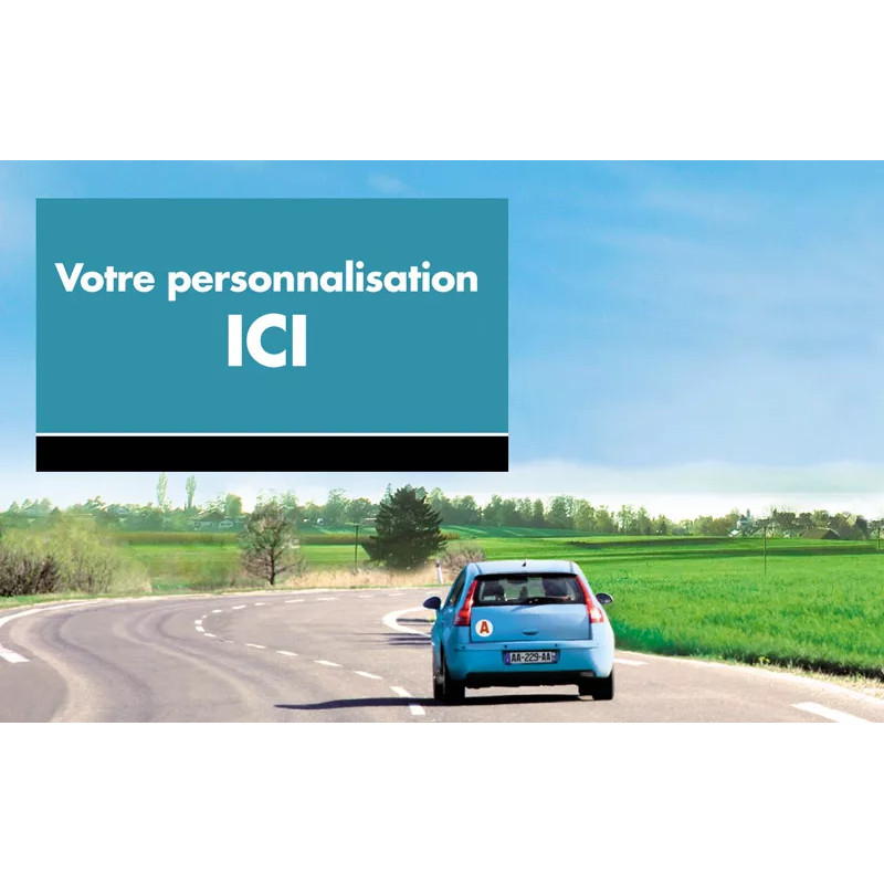 Carte de visite personnalisable modèle 5