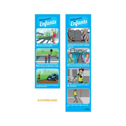 Marque-page déplacement enfant personnalisable