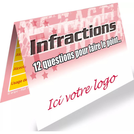 Cartes à gratter infractions personnalisables