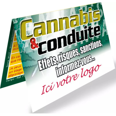 Cartes à gratter cannabis et conduite personnalisables