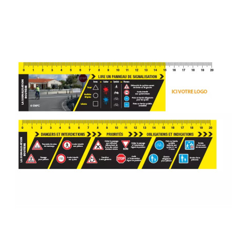 Règle prévention personnalisable modèle signalisation routière