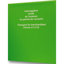 Classeur questions interrogations écrites DSCR C1-C1E