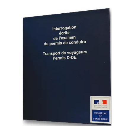 Classeur questions interrogations écrites DSCR D-DE