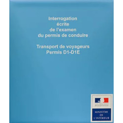 Classeur questions interrogations écrites DSCR - D1-D1E