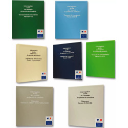 Lot de 7 classeurs interrogations écrites groupe lourd