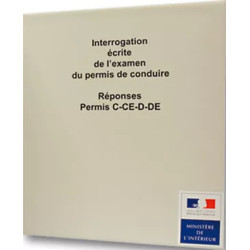 Classeur réponses interrogations écrites DSCR C-CE-D-DE