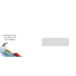 Enveloppes à fenêtre personnalisable