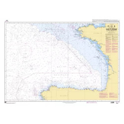 Carte marine du SHOM golfe de Gascogne - De Brest à Cabo Finisterre