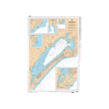 Carte marine de l'étang de Thau