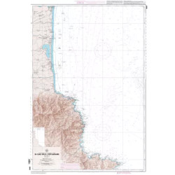Carte marine du Cabo Creus à Port-Barcarès