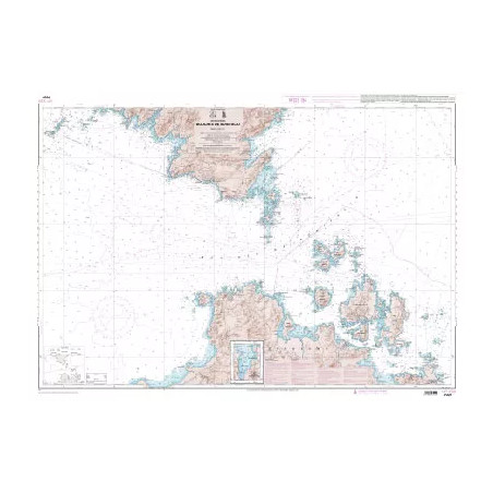 Carte marine Bouches de Bonifacio