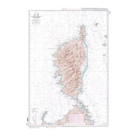 Carte marine Ile de Corse