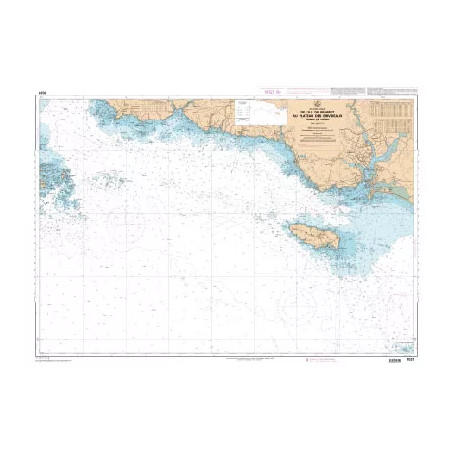Carte marine de l'île de Penfret au Plateau des Birvideaux