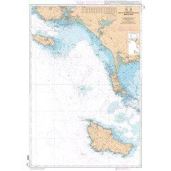 Carte marine de l'Île de Groix à Belle-Ile - Abords de Lorient