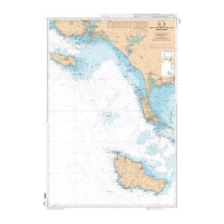 Carte marine de l'Île de Groix à Belle-Ile - Abords de Lorient