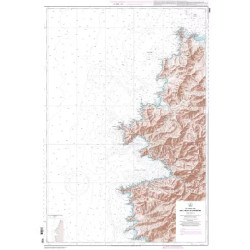 Carte marine de Calvi à Cargèse