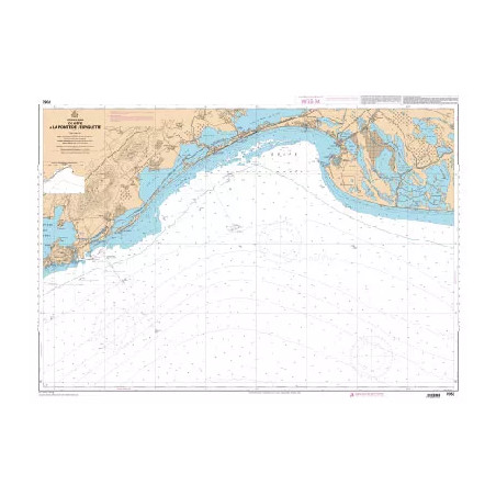 Carte marine de Sète à la Pointe de l'Espiguette