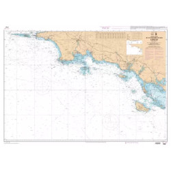 Carte marine de la Chaussée de Sein à Belle-Ile