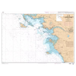 Carte marine de la presqu'île de Quiberon aux Sables-d'Olonne