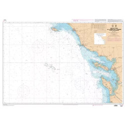 Carte marine de l'île d'Yeu à la Pointe de la Coubre - Plateau de Rochebonne