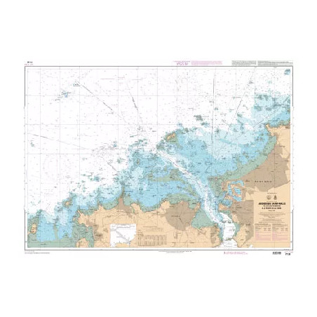 Carte marine du SHOM : Abords de Saint-Malo - De l'île des Hébihens à la Pointe de la Varde