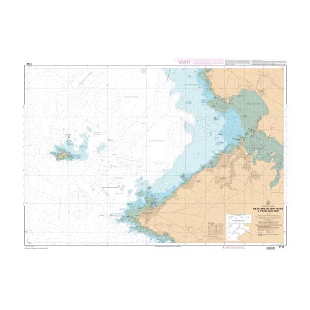 Carte marine du SHOM : De la Baie de Pont-Mahé à Piriac-sur-Mer