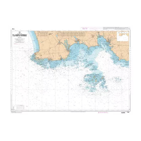 Carte marine du SHOM : De la Pointe de Penmarc'h à la Pointe de Trévignon