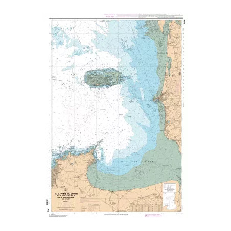 Carte marine du SHOM : De la Pointe du Grouin à la Pointe d'Agon - Baie du Mont-Saint-Michel - Iles Chausey