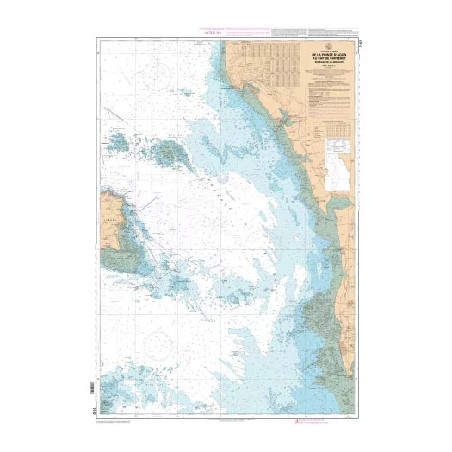 Carte marine du SHOM : De la Pointe d'Agon au Cap de Carteret - Passage de la Déroute