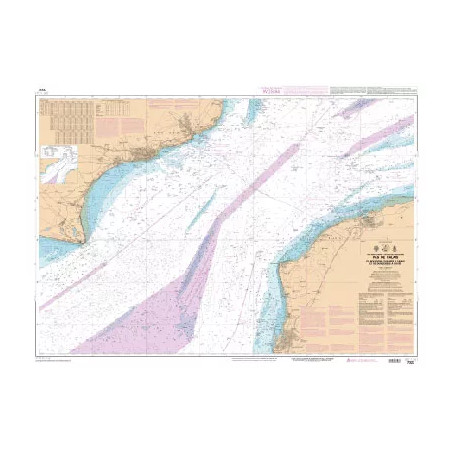 Carte marine Pas de Calais - De Boulogne-sur-Mer à Calais et de Dungeness à Dover