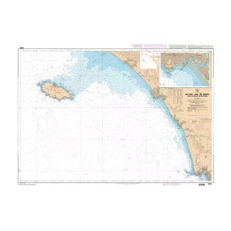 Carte marine de Saint-Jean-de-Monts aux Sables-d'Olonne