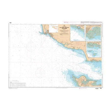 Carte marine des Sables d'Olonne à l'Île de Ré