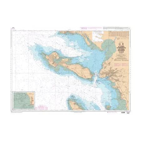 Carte marine pliée L7404 SHOM