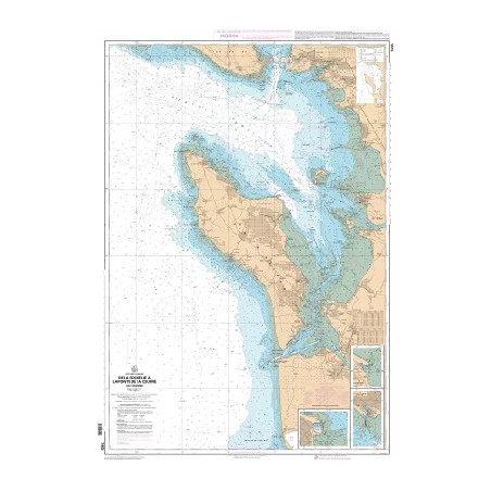 Carte marine pliée L7405 SHOM