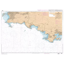 Carte marine du SHOM : De Marseille à Toulon