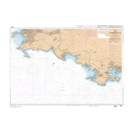 Carte marine du SHOM : De Marseille à Toulon