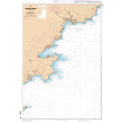 Carte marine du SHOM : De Cavalaire-sur-Mer à la Rade d'Agay